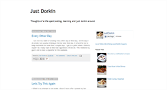 Desktop Screenshot of justdorkin.com